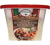 Stella Cheese 3 Cheese Italian Freshly Shredded - 5 Oz