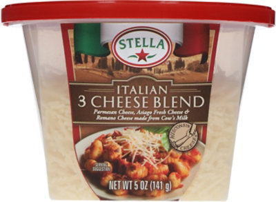  Stella Cheese 3 Cheese Italian Freshly Shredded - 5 Oz 