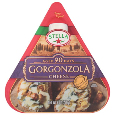  Stella Cheese Gorgonzola Wedge - 8 Oz 