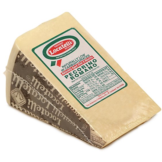 Locatelli Cheese Romano Pecorina Deli Vacuum Pack - 0.50 Lb