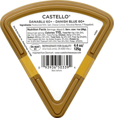 Rosenborg Castello Cheese Blue Extra Creamy - 4.4 Oz - Image 3