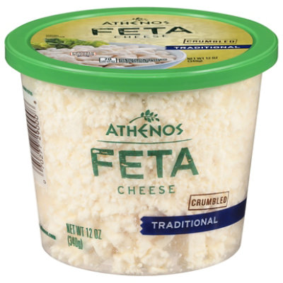 Athenos Crumbled Feta Cheese Traditional Large - 12 Oz. - Image 2