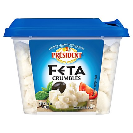 President Crumbled Feta Cheese - 6 Oz. - Image 2