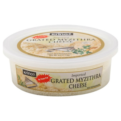 Krinos Cheese Myzithra Grated - 4 Oz - Image 1