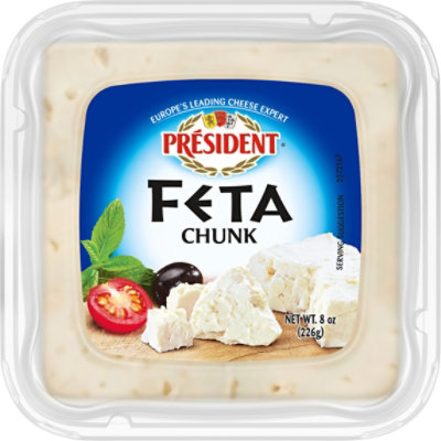 President Cheese Feta Plain - 8 Oz - Image 2