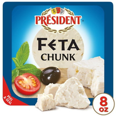 President Plain Feta Cheese - 8 Oz - Image 2