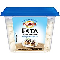 President Cheese Feta Crumbled Fat Free - 6 Oz - Image 3