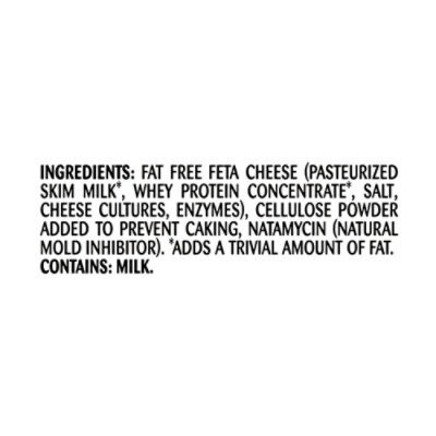 President Cheese Feta Crumbled Fat Free - 6 Oz - Image 5