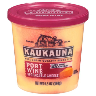 Kaukauna Port Wine Spreadable Cheese Cup - 6.5 Oz - Image 2