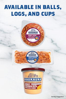 Kaukauna Port Wine Spreadable Cheese Cup - 6.5 Oz - Image 7
