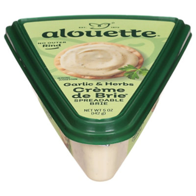 Alouette Cheese Creme De Brie Spread Garlic & Herbs - 5 Oz - Image 3