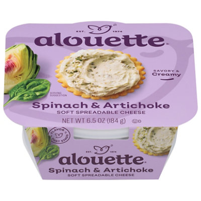 Alouette Cheese Soft Spreadable Spinach & Artichoke - 6.5 Oz - Image 3