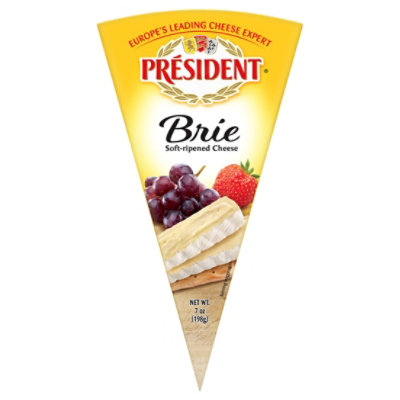 President Brie Wedge Cheese - 7 Oz. - Image 2