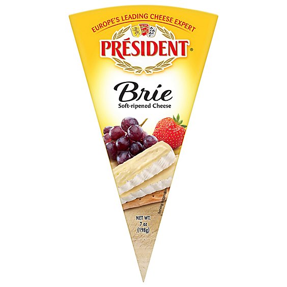 President Brie Wedge Cheese - 7 Oz.