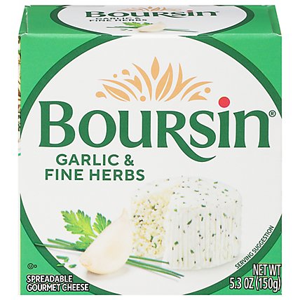 Boursin Garlic & Fine Herbs Gournay Cheese - 5.2 Oz - Image 2