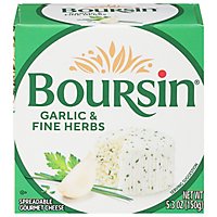 Boursin Garlic & Fine Herbs Gournay Cheese - 5.2 Oz - Image 1