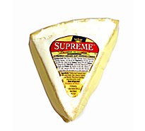 Supreme Brie Cheese Deli Vacuum Pack - 0.50 Lb