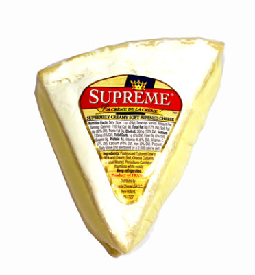 Supreme Brie Cheese Deli Vacuum Pack - 0.50 Lb