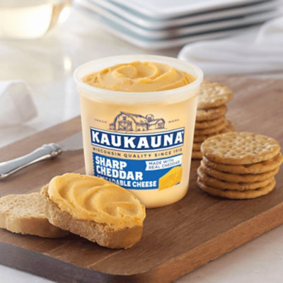 Kaukauna Smoky Cheddar Cheese Tub - 6.5 Oz - Image 3