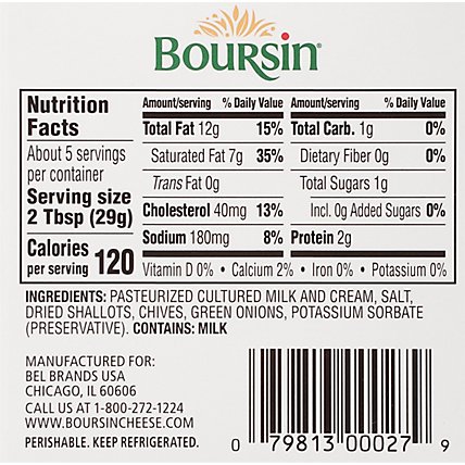 Boursin Shallot & Chive Gournay Cheese - 5.2 Oz - Image 6