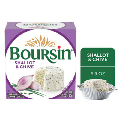 Boursin Shallot & Chive Gournay Cheese - 5.2 Oz - Image 1
