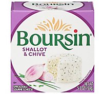 Boursin Shallot & Chive Gournay Cheese - 5.2 Oz