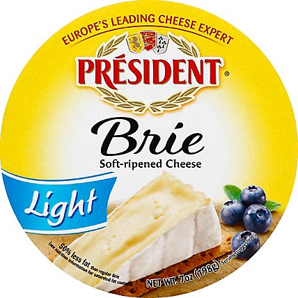 President Cheese Brie Light Round - 7 Oz - Image 2