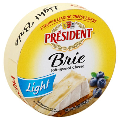 President Cheese Brie Light Round - 7 Oz