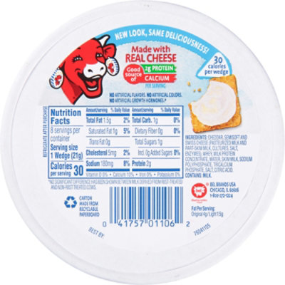 The Laughing Cow Creamy Light Cheese Spread - 6 Oz - Image 6