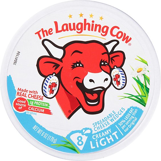The Laughing Cow Creamy Light Cheese Spread - 6 Oz