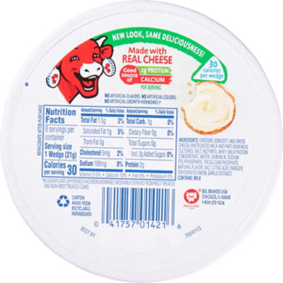 The Laughing Cow Creamy Garlic & Herb Cheese Spread - 6 Oz - Image 6