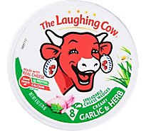 The Laughing Cow Creamy Garlic & Herb Cheese Spread - 6 Oz