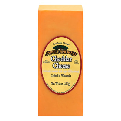 Red Apple Cheese Apple Smoked Cheddar - 8 Oz - Image 3