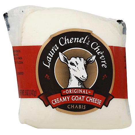 Laura Chenel Plain Chabis Goat Cheese - 5 Oz