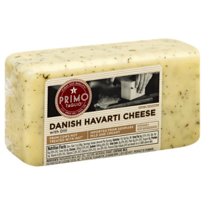 Primo Taglio Havarti With Dill Deli Vacuum Pack - 0.50 Lb