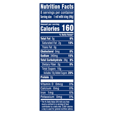 Pillsbury Rolls Orange With Orange Icing 8 Count - 13.9 Oz - Image 3