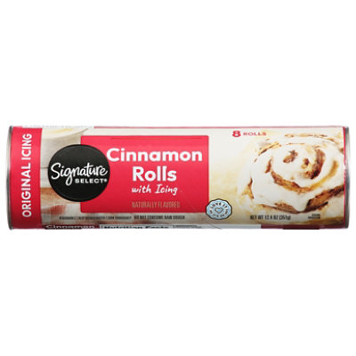 Signature SELECT Cinnamon Rolls with Icing 8 Count - 12.4 Oz - Image 2