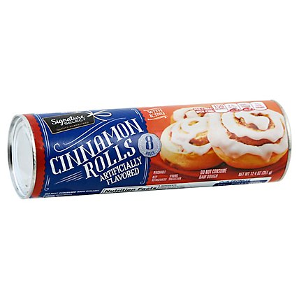 Signature SELECT Cinnamon Rolls with Icing 8 Count - 12.4 Oz - Image 1