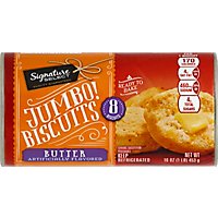 Signature SELECT Biscuits Butter Flavored Jumbo 8 Count - 16 Oz - Image 2