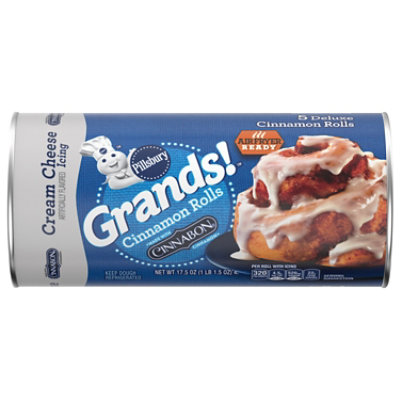 Pillsbury Grands! Cinnamon Rolls Big With Cream Cheese Icing 5 Count - 17.5 Oz - Image 1