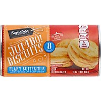 Signature SELECT Biscuits Flaky Buttermilk Jumbo 8 Count - 16 Oz - Image 2