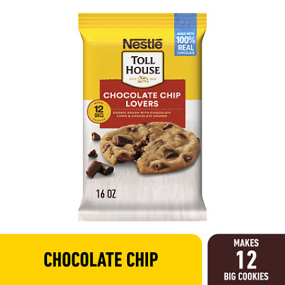 Nestle Toll House Chocolate Chip Lovers Cookie Dough - 16 Oz - Albertsons