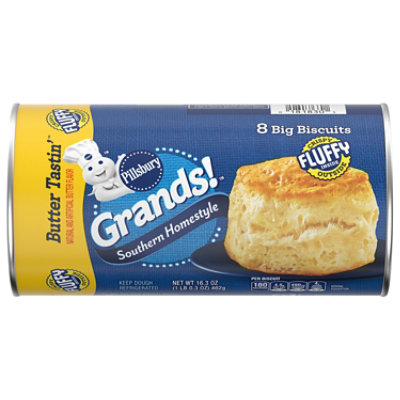 Pillsbury Grands! Biscuits Southern Homestyle Butter Tastin Butter Flavor 8 Count - 16.3 Oz - Image 3