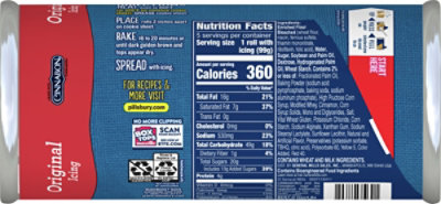 Pillsbury Grands! Cinnamon Rolls Big Flaky Supreme With Icing 5 Count - 17.5 Oz - Image 5