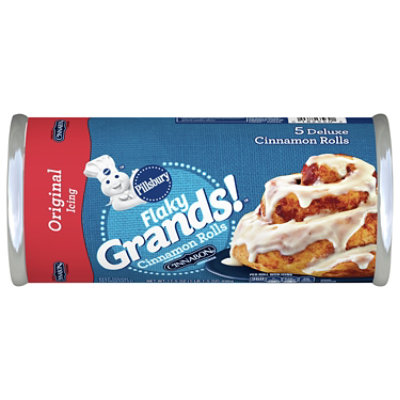 Pillsbury Grands! Cinnamon Rolls Big Flaky Supreme With Icing 5 Count - 17.5 Oz - Image 1