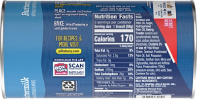 Pillsbury Grands! Biscuits Flaky Layers Buttermilk 8 Count - 16.3 Oz - Image 5