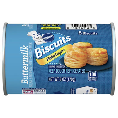 Pillsbury Grands! Jr Biscuits Golden Layers Buttermilk 5 Count - 6 Oz - Image 3