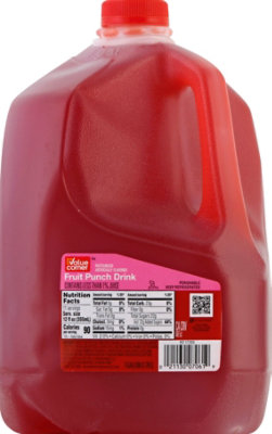 Value Corner Drink Fruit Punch - 128 Fl. Oz. - Image 2