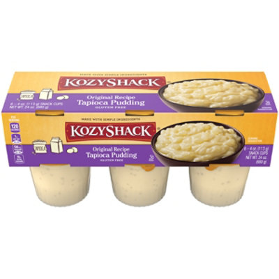 Kozy Shack Original Recipe Tapioca Pudding 6 Count - 24 Oz - Image 2