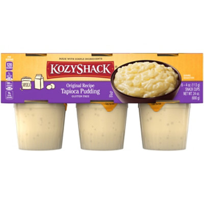 Kozy Shack Original Recipe Tapioca Pudding 6 Count - 24 Oz - Image 1